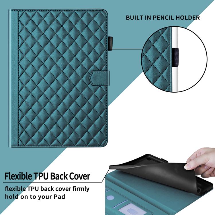For Xiaomi Redmi Pad 2 / Pad SE 2025 Rhombus Lattice Leather Tablet Case