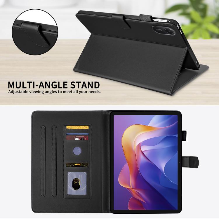 For Xiaomi Redmi Pad 2 / Pad SE 2025 Rhombus Lattice Leather Tablet Case