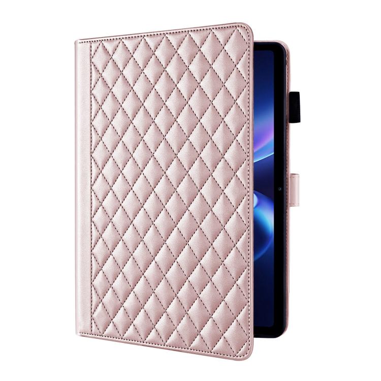 For Xiaomi Redmi Pad 2 SE 9.7 2026 Rhombus Lattice Leather Tablet Case