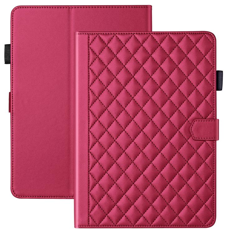 For Amazon Kindle Paperwhite 12th Gen 2024 Rhombus Lattice Leather Tablet Case