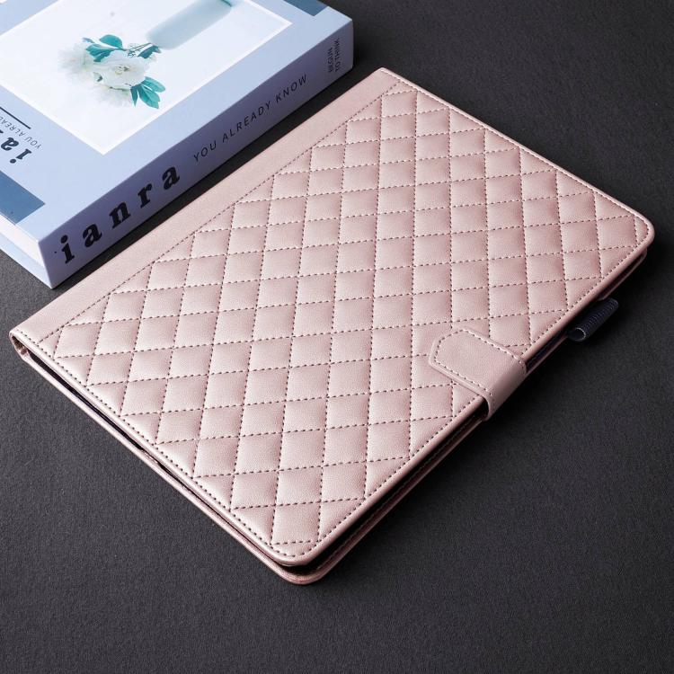 For Amazon Kindle Paperwhite 12th Gen 2024 Rhombus Lattice Leather Tablet Case