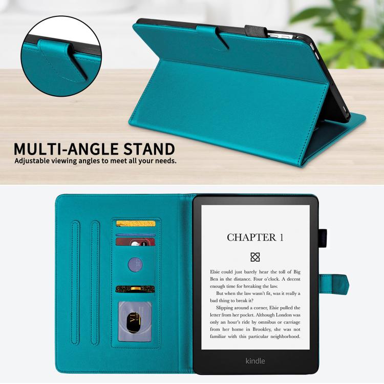 For Amazon Kindle Paperwhite 12th Gen 2024 Rhombus Lattice Leather Tablet Case