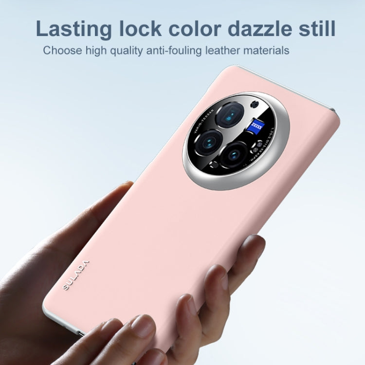 For vivo X Fold3 SULADA Skin Feel Liquid Leather Shockproof Phone Case