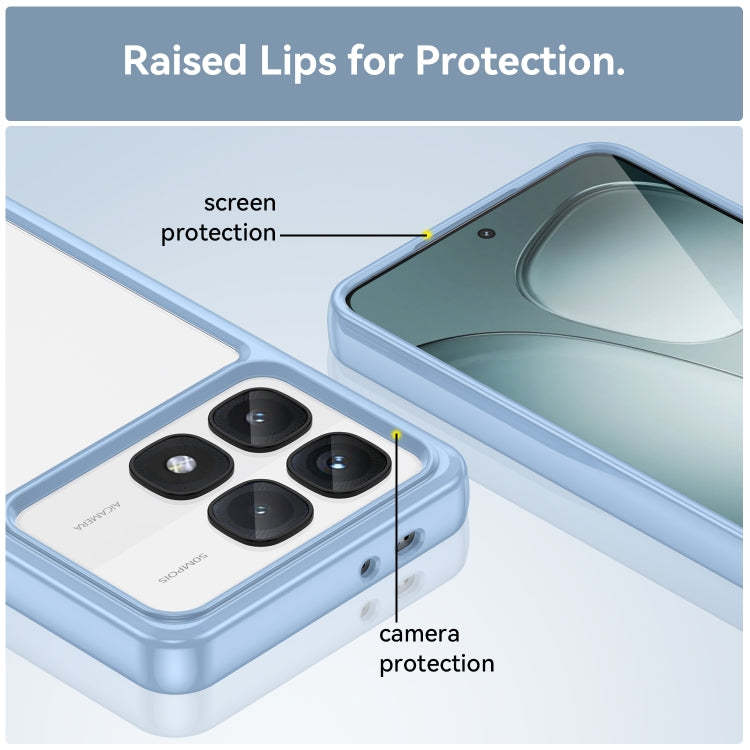For Xiaomi 14T Pro Colorful Series Acrylic Hybrid TPU Phone Case