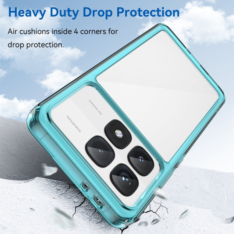 For Xiaomi 14T Pro Colorful Series Acrylic Hybrid TPU Phone Case