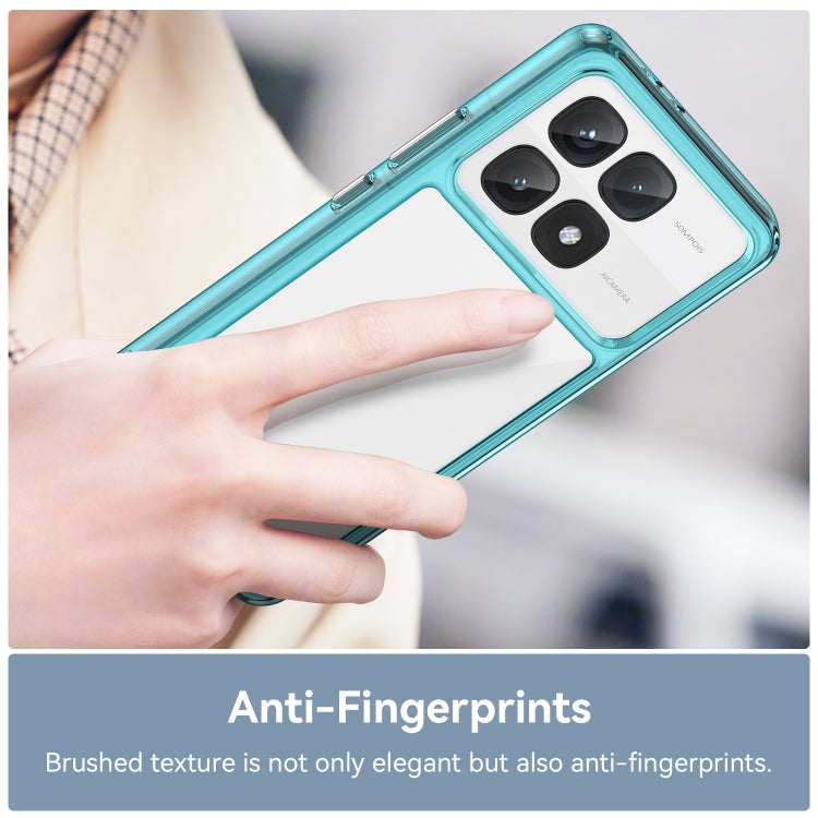 For Xiaomi 14T Pro Colorful Series Acrylic Hybrid TPU Phone Case