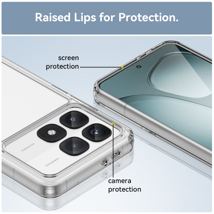 For Xiaomi 14T Pro Colorful Series Acrylic Hybrid TPU Phone Case