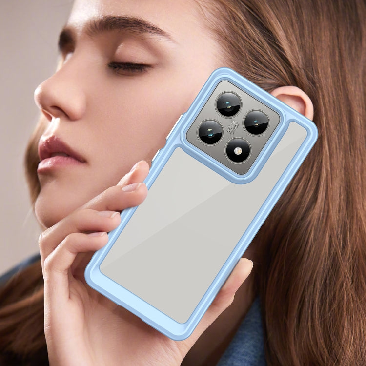 For Xiaomi 14T Colorful Series Acrylic Hybrid TPU Phone Case