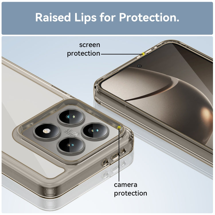 For Xiaomi 14T Colorful Series Acrylic Hybrid TPU Phone Case
