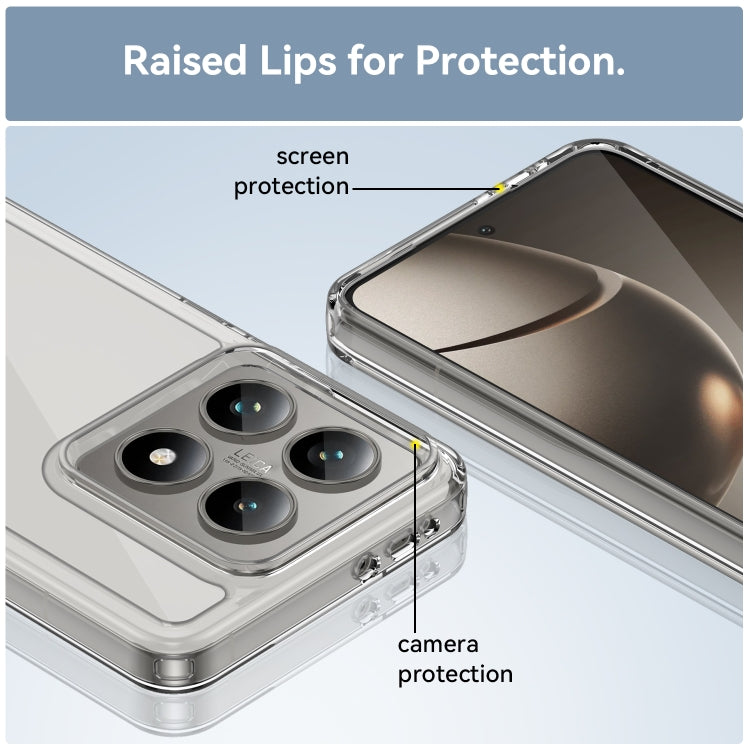 For Xiaomi 14T Colorful Series Acrylic Hybrid TPU Phone Case