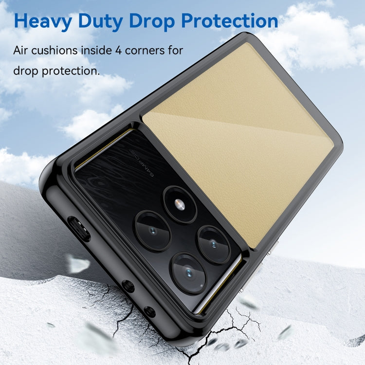 For Xiaomi Poco X6 Pro 5G Colorful Series Acrylic Hybrid TPU Phone Case