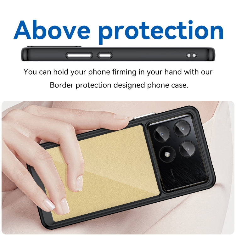 For Xiaomi Poco X6 Pro 5G Colorful Series Acrylic Hybrid TPU Phone Case
