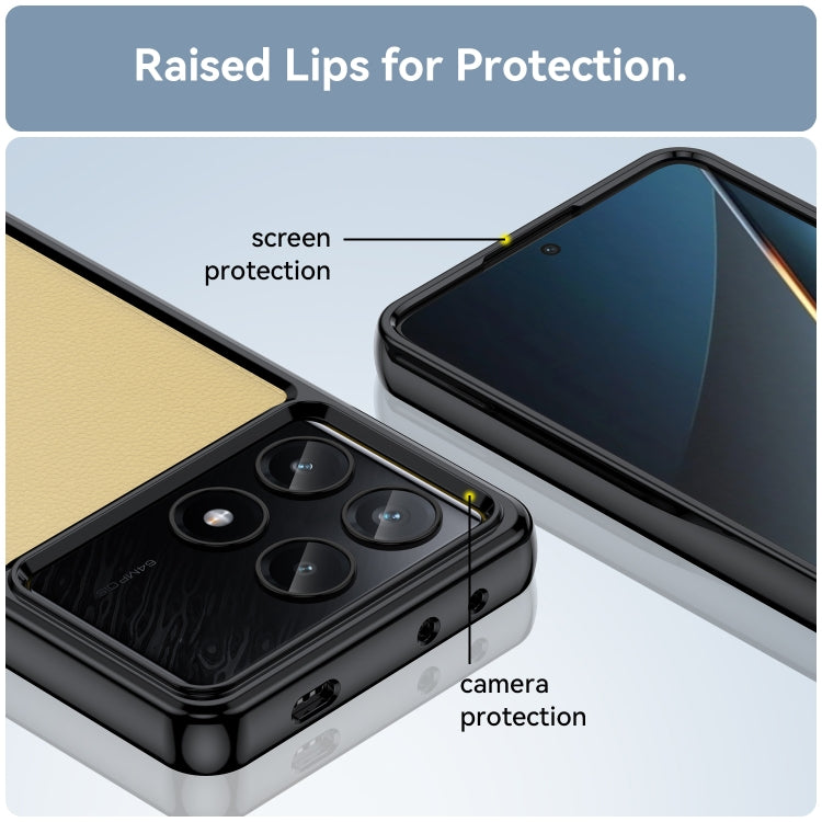 For Xiaomi Poco X6 Pro 5G Colorful Series Acrylic Hybrid TPU Phone Case