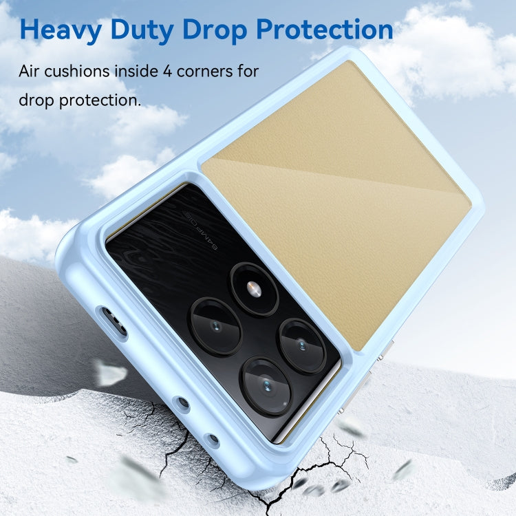 For Xiaomi Poco X6 Pro 5G Colorful Series Acrylic Hybrid TPU Phone Case