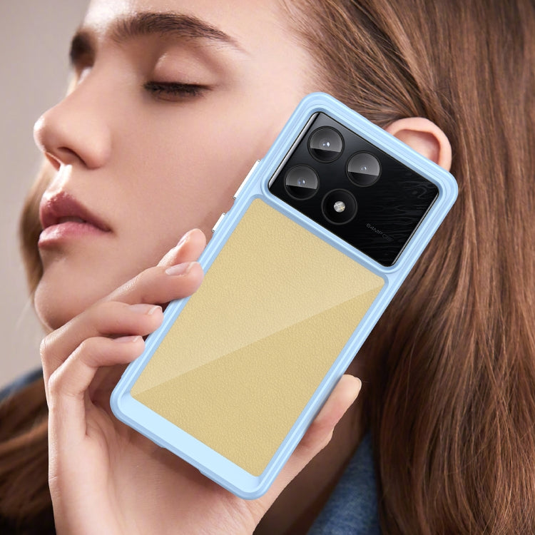 For Xiaomi Poco X6 Pro 5G Colorful Series Acrylic Hybrid TPU Phone Case