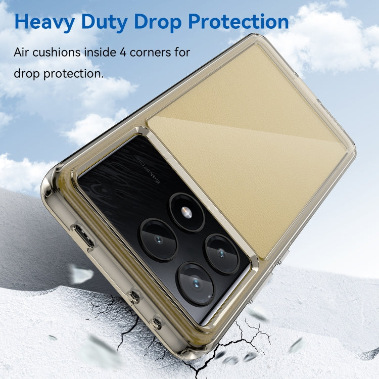 For Xiaomi Poco X6 Pro 5G Colorful Series Acrylic Hybrid TPU Phone Case