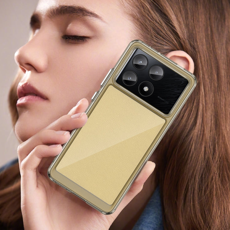 For Xiaomi Poco X6 Pro 5G Colorful Series Acrylic Hybrid TPU Phone Case