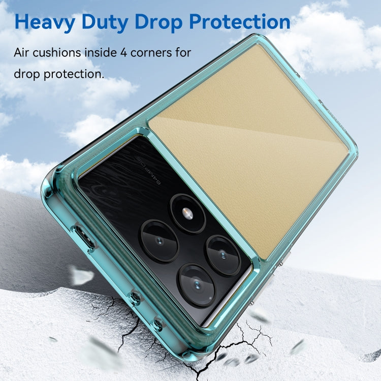 For Xiaomi Poco X6 Pro 5G Colorful Series Acrylic Hybrid TPU Phone Case