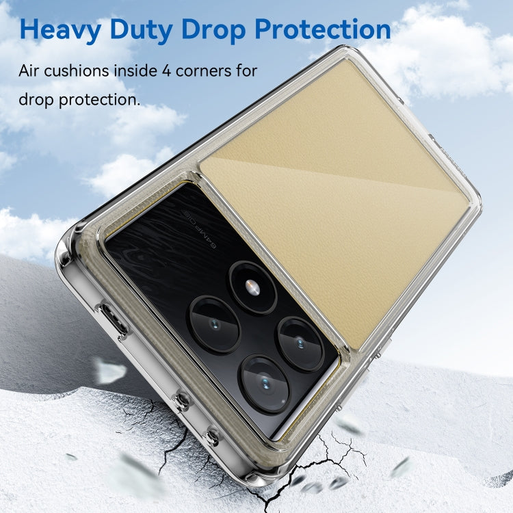 For Xiaomi Poco X6 Pro 5G Colorful Series Acrylic Hybrid TPU Phone Case