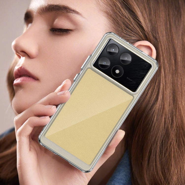 For Xiaomi Poco X6 Pro 5G Colorful Series Acrylic Hybrid TPU Phone Case