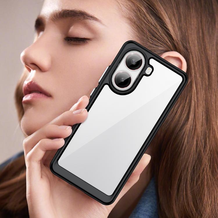 For Xiaomi Poco X7 Pro Colorful Series Acrylic Hybrid TPU Phone Case