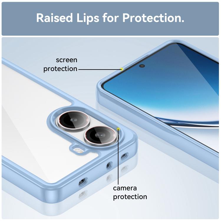 For Xiaomi Poco X7 Pro Colorful Series Acrylic Hybrid TPU Phone Case