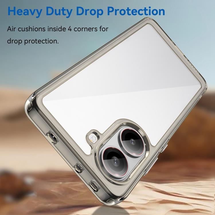 For Xiaomi Poco X7 Pro Colorful Series Acrylic Hybrid TPU Phone Case
