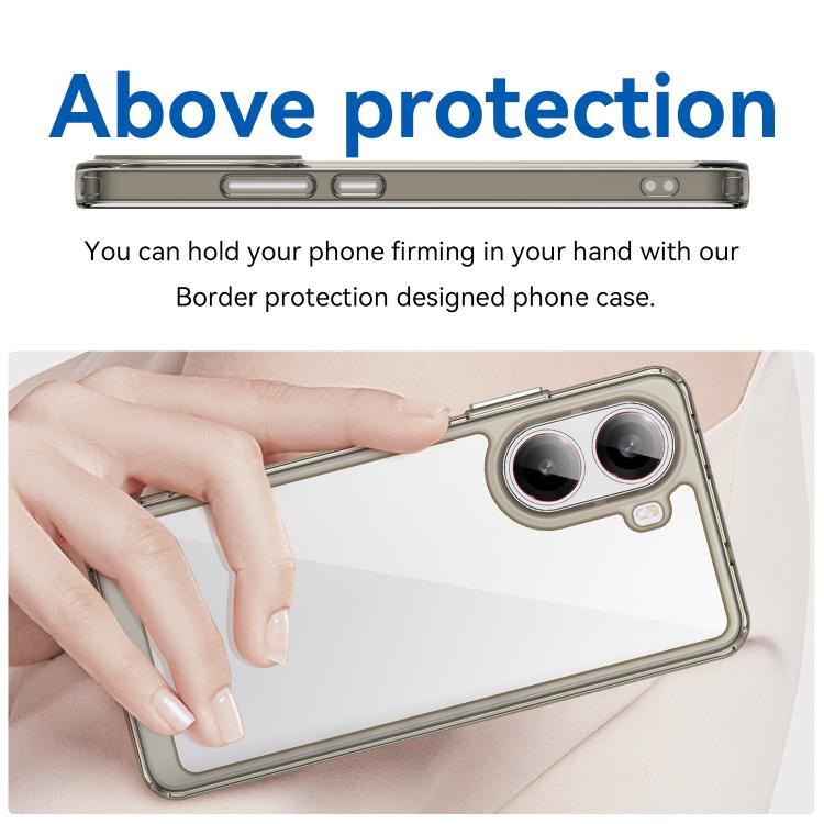 For Xiaomi Poco X7 Pro Colorful Series Acrylic Hybrid TPU Phone Case