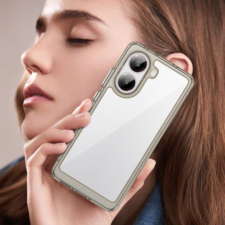 For Xiaomi Poco X7 Pro Colorful Series Acrylic Hybrid TPU Phone Case