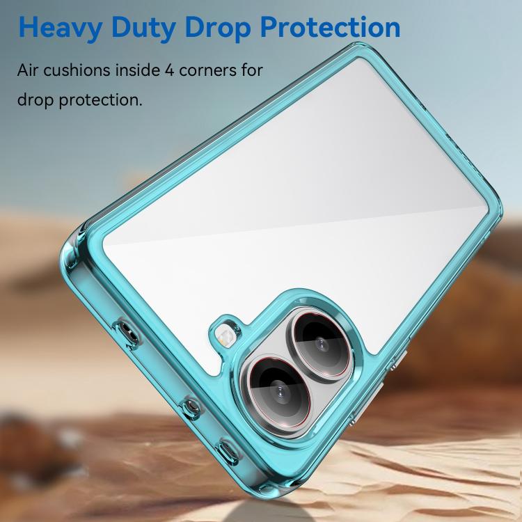 For Xiaomi Poco X7 Pro Colorful Series Acrylic Hybrid TPU Phone Case
