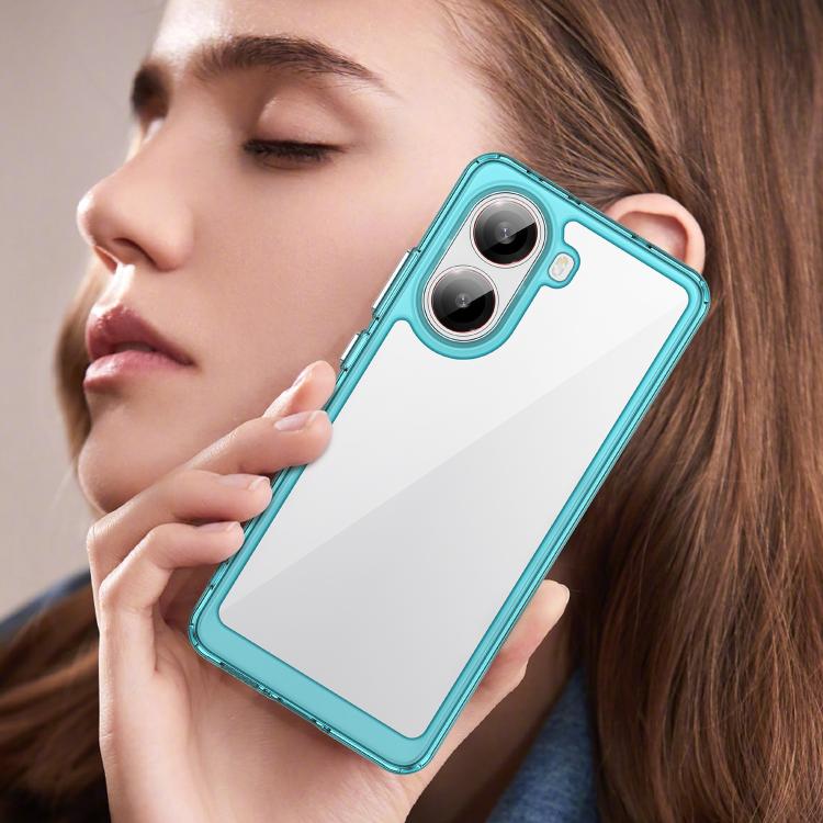 For Xiaomi Poco X7 Pro Colorful Series Acrylic Hybrid TPU Phone Case
