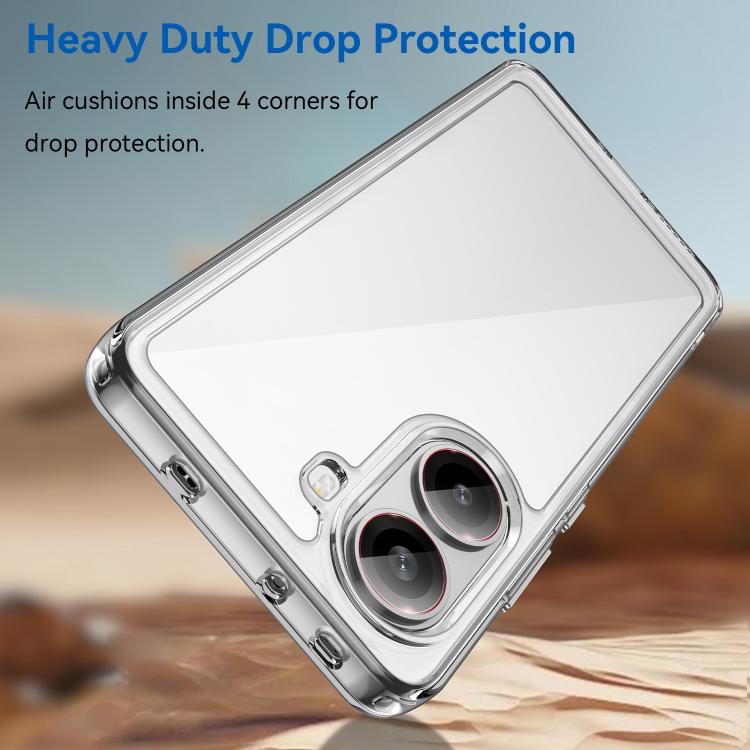 For Xiaomi Poco X7 Pro Colorful Series Acrylic Hybrid TPU Phone Case