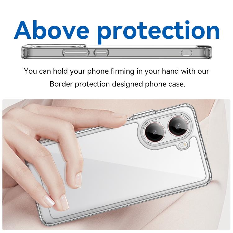 For Xiaomi Poco X7 Pro Colorful Series Acrylic Hybrid TPU Phone Case