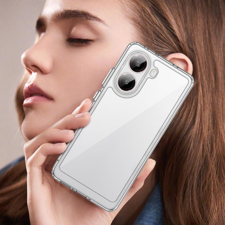 For Xiaomi Poco X7 Pro Colorful Series Acrylic Hybrid TPU Phone Case