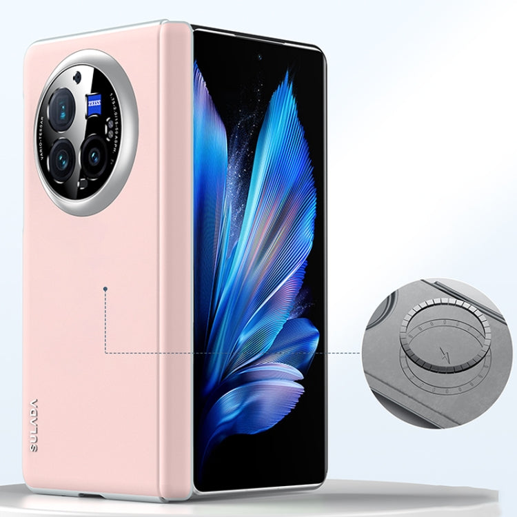 For vivo X Fold3 Pro SULADA Skin Feel Liquid Leather Shockproof Phone Case