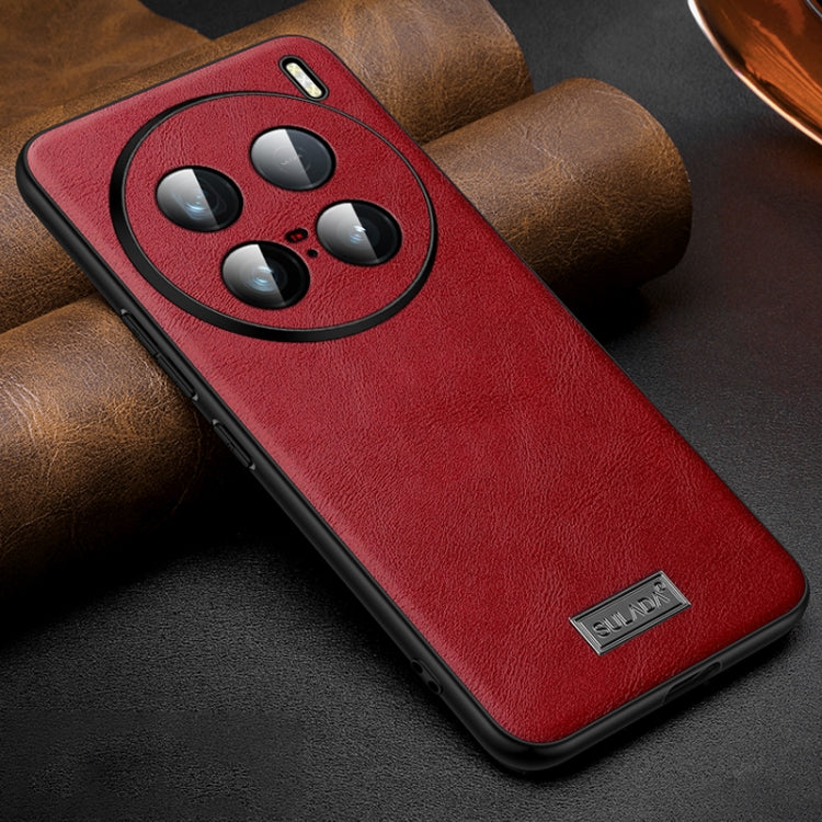 For vivo X100 Ultra SULADA Shockproof TPU + Handmade Leather Phone Case