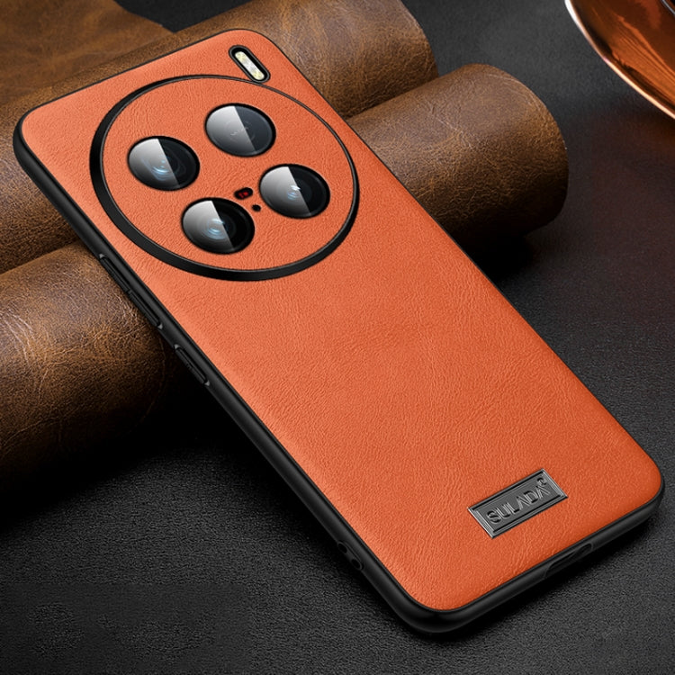 For vivo X100 Ultra SULADA Shockproof TPU + Handmade Leather Phone Case