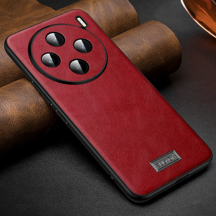 For vivo X100 SULADA Shockproof TPU + Handmade Leather Phone Case