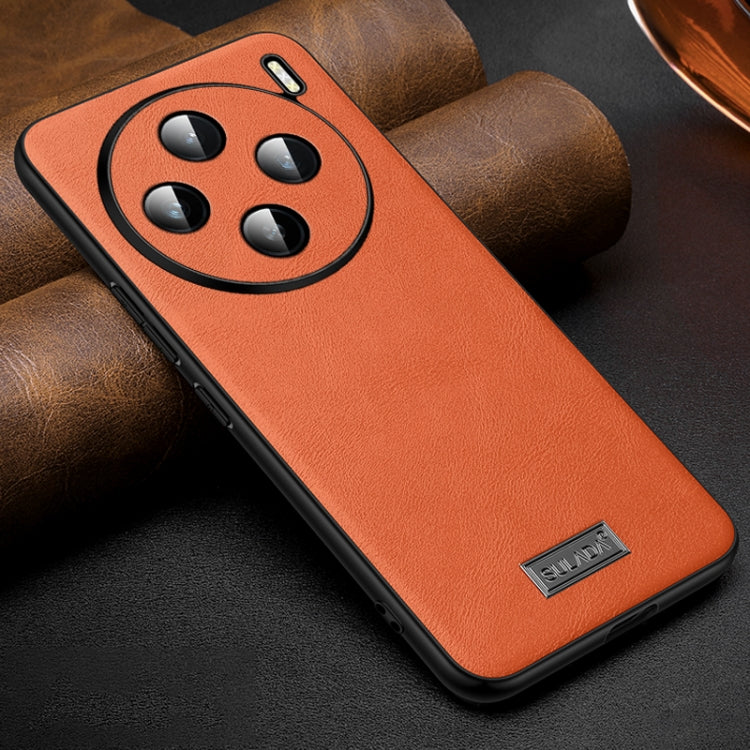 For vivo X100 SULADA Shockproof TPU + Handmade Leather Phone Case