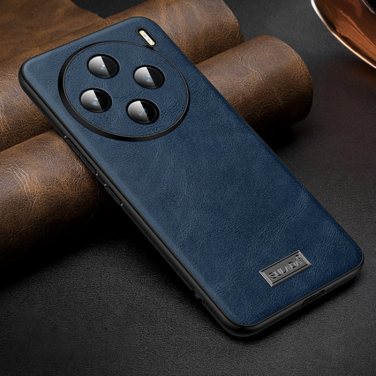 For vivo X200 SULADA Shockproof TPU + Handmade Leather Phone Case