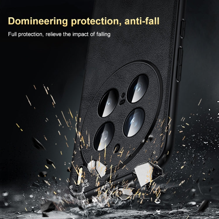 For vivo X100s SULADA Shockproof TPU + Handmade Leather Phone Case