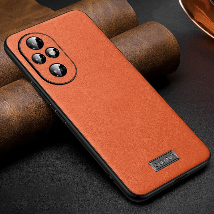 For Honor 200 SULADA Shockproof TPU Hybrid Handmade Leather Phone Case