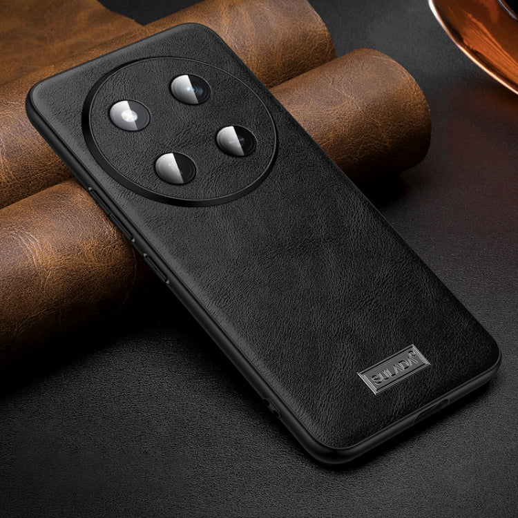 For Honor X60 Pro SULADA Shockproof TPU Hybrid Handmade Leather Phone Case