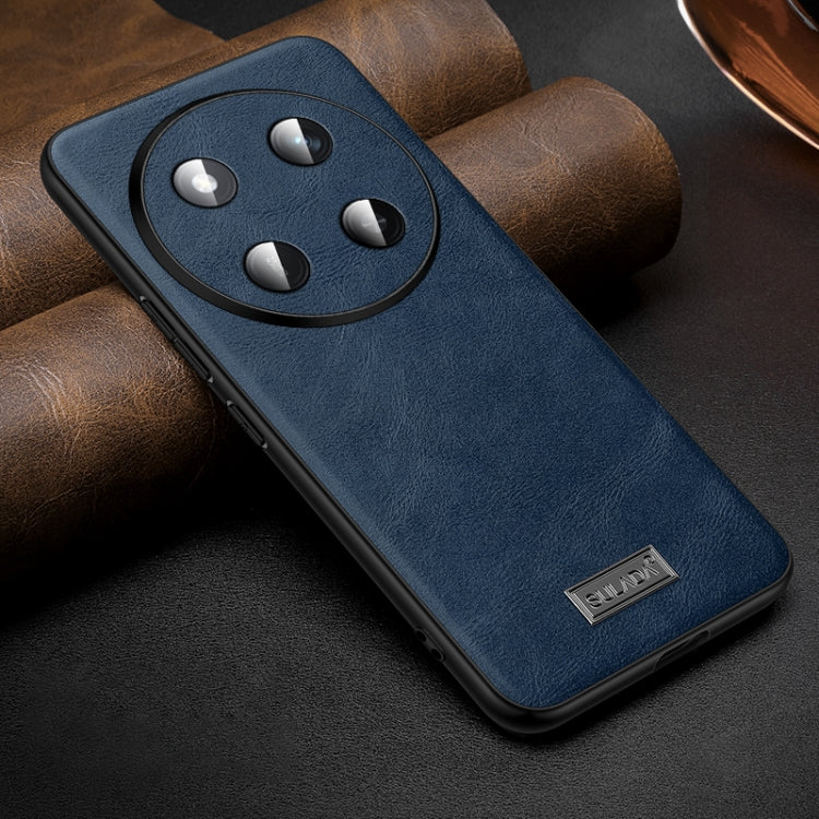 For Honor X60 Pro SULADA Shockproof TPU Hybrid Handmade Leather Phone Case