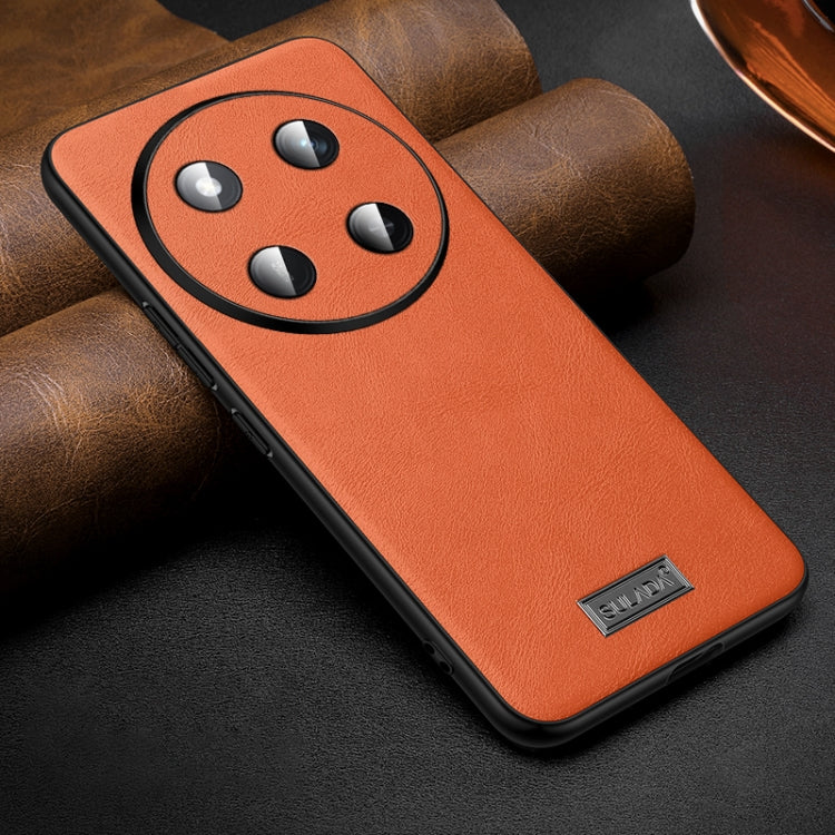 For Honor X60 Pro SULADA Shockproof TPU Hybrid Handmade Leather Phone Case