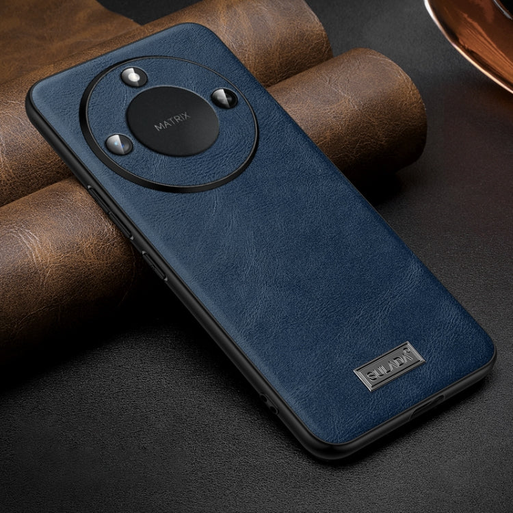 For Honor X60 SULADA Shockproof TPU Hybrid Handmade Leather Phone Case
