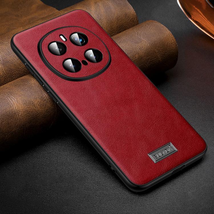 For Honor Magic7 Pro SULADA Shockproof TPU Hybrid Handmade Leather Phone Case