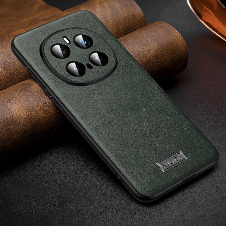 For Honor Magic7 Pro SULADA Shockproof TPU Hybrid Handmade Leather Phone Case