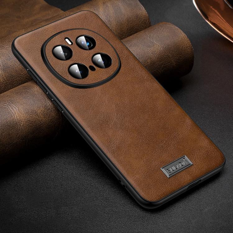 For Honor Magic7 Pro SULADA Shockproof TPU Hybrid Handmade Leather Phone Case