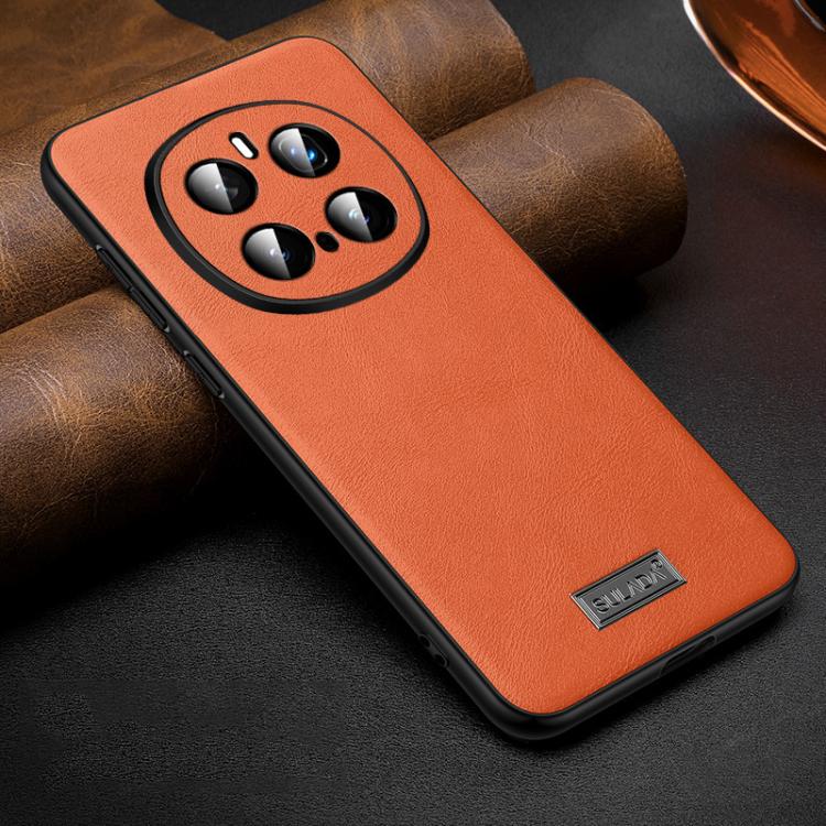For Honor Magic7 Pro SULADA Shockproof TPU Hybrid Handmade Leather Phone Case